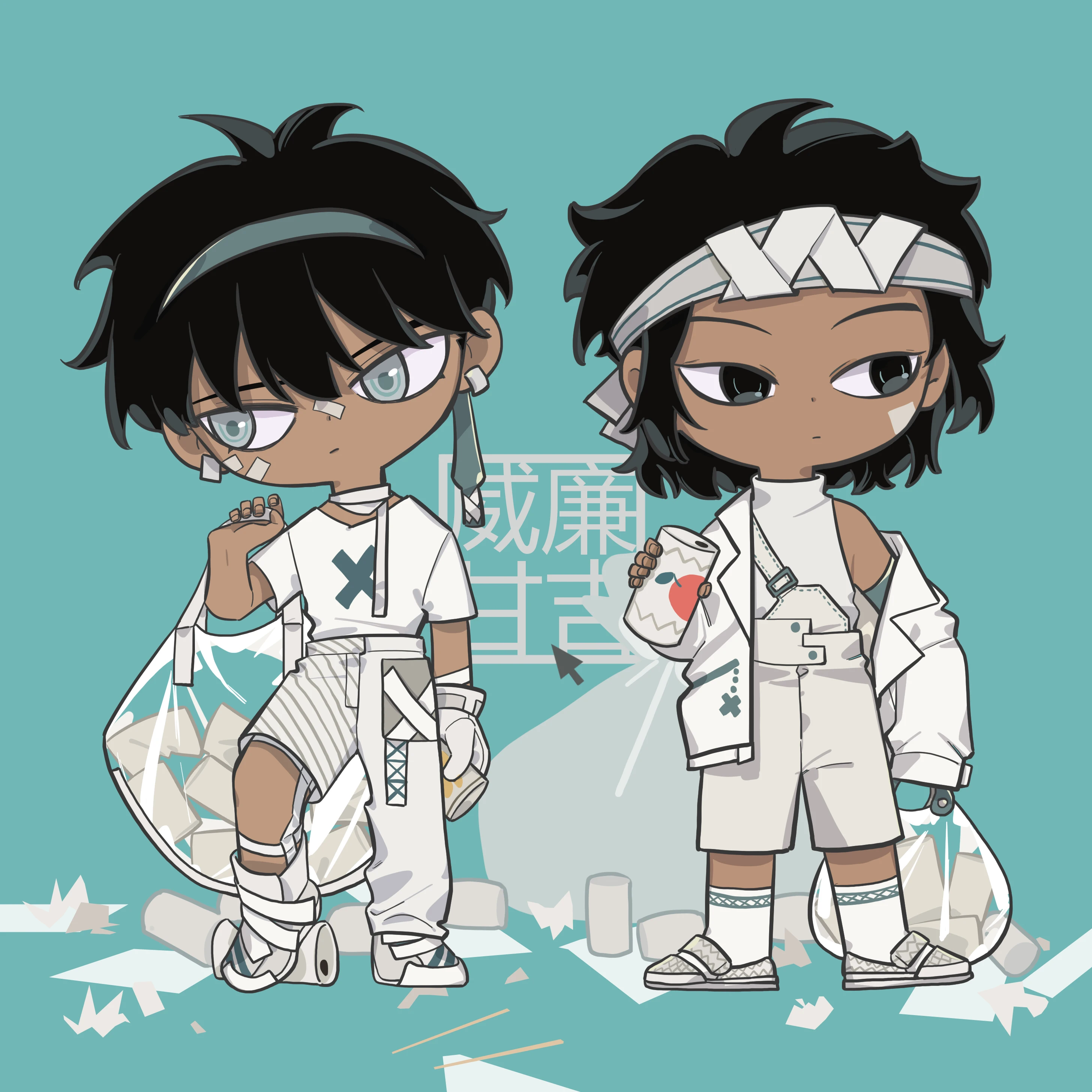 Anime Identity Ⅴ William Ellis Ganji Gupta Luca·Balsa Q Version Keychain Itabag Pendant Cartoon Keyring Decor Cosplay Xmas Gifts |