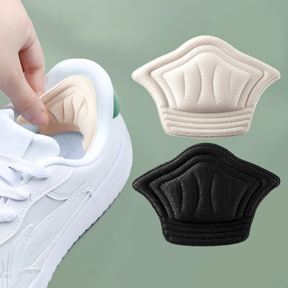 

2 Pc Insoles Patch Heel Pads for Sport Shoes Adjustable Size Antiwear Feet Pad Cushion Insert Insole Heel Protector Back Sticker