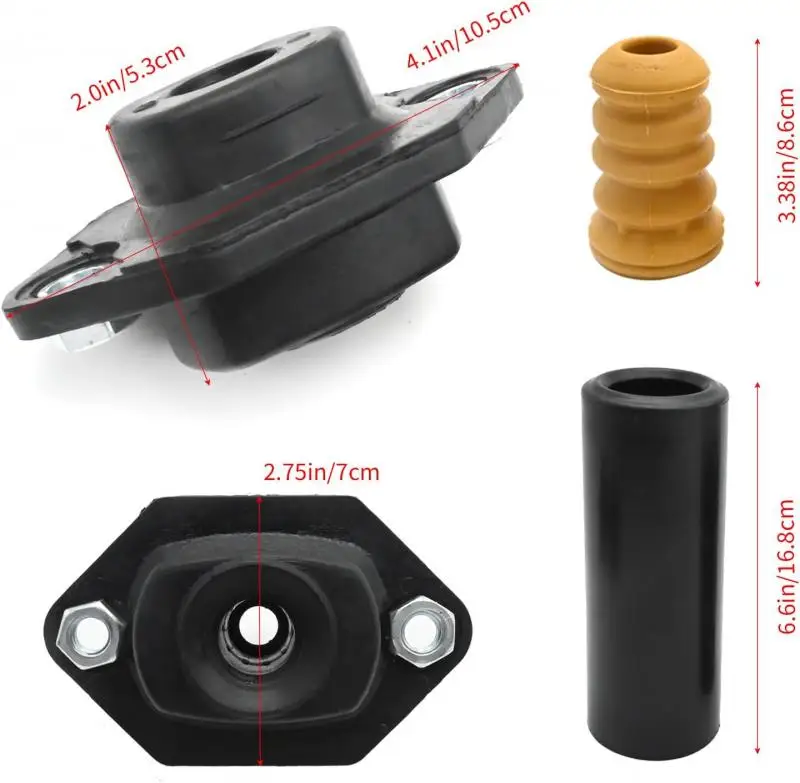 14шт. 33506767010 Комплект заднего верхнего и нижнего крепления амортизатора комплект