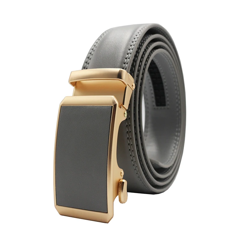 Ремень из натуральной кожи с автоматической пряжкой для мужчин и женщин |