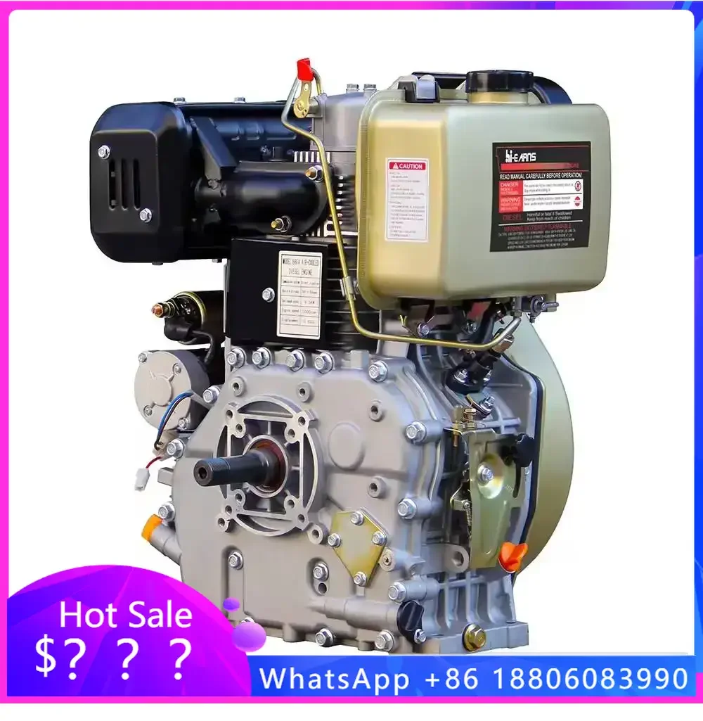 LRTarns официальный бренд HR198F die-sel engine двигатель с воздушным охлаждением мощностью 10