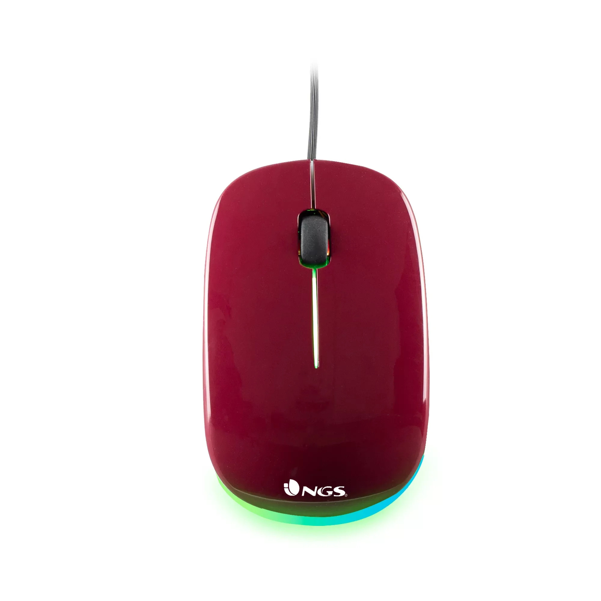 

mouse Addict-1000 DPI optical mouse with USB connection, LED lighting in seven , for desktop and laptop