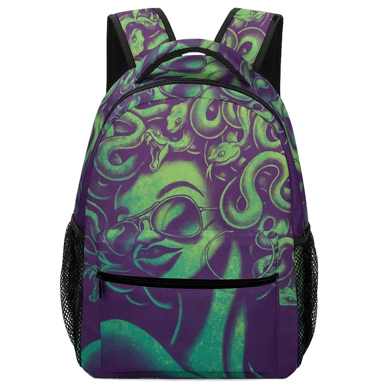 New Fashion Art Funky Medusa Japanese School Bag for Kids Girls Men Women School Bag School Backpack Y2k