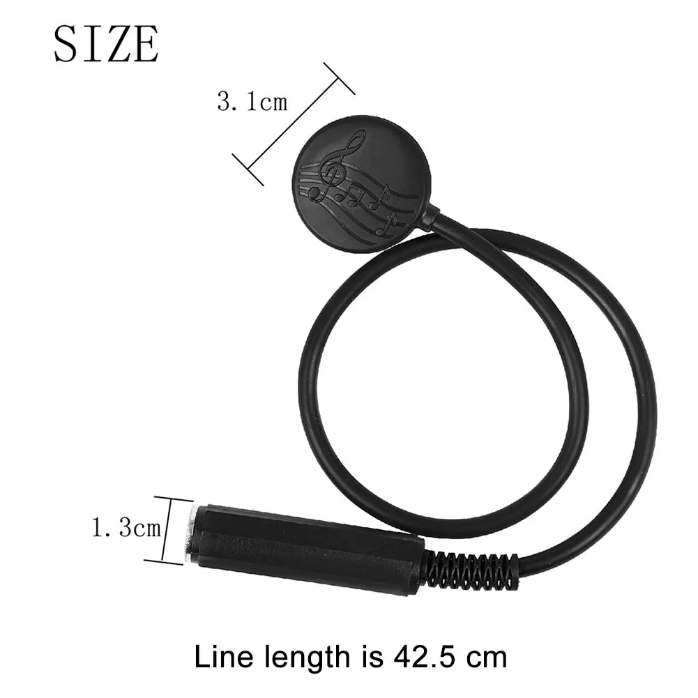 

Acoustic Guitar Pickup Accessories Parts Professional T-12 Black Classical Guita For Ukulele Useful High Quality