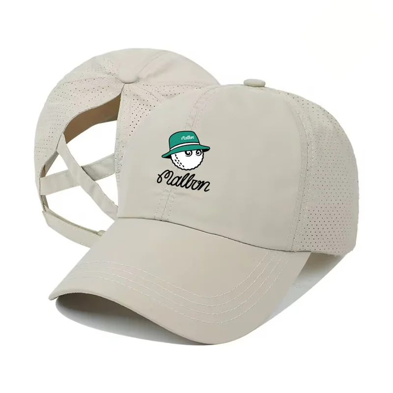 Malbon Summer Baseball Cap New Versatile Casual Adjustable Sunscreen Breathable Sunshade Hat Fashion Tennis Golf Cap Women's Cap