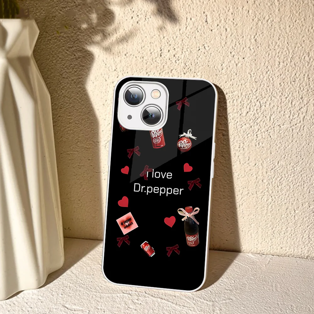 Чехол для телефона Cherry Drink D-Dr-P-Pepper из закаленного стекла для Iphone 14 13 12 11 Pro Mini XS MAX 14Plus X XS XR Fundas (art.: 3920cd3cb3f98) - 3920cd3cb3f98
