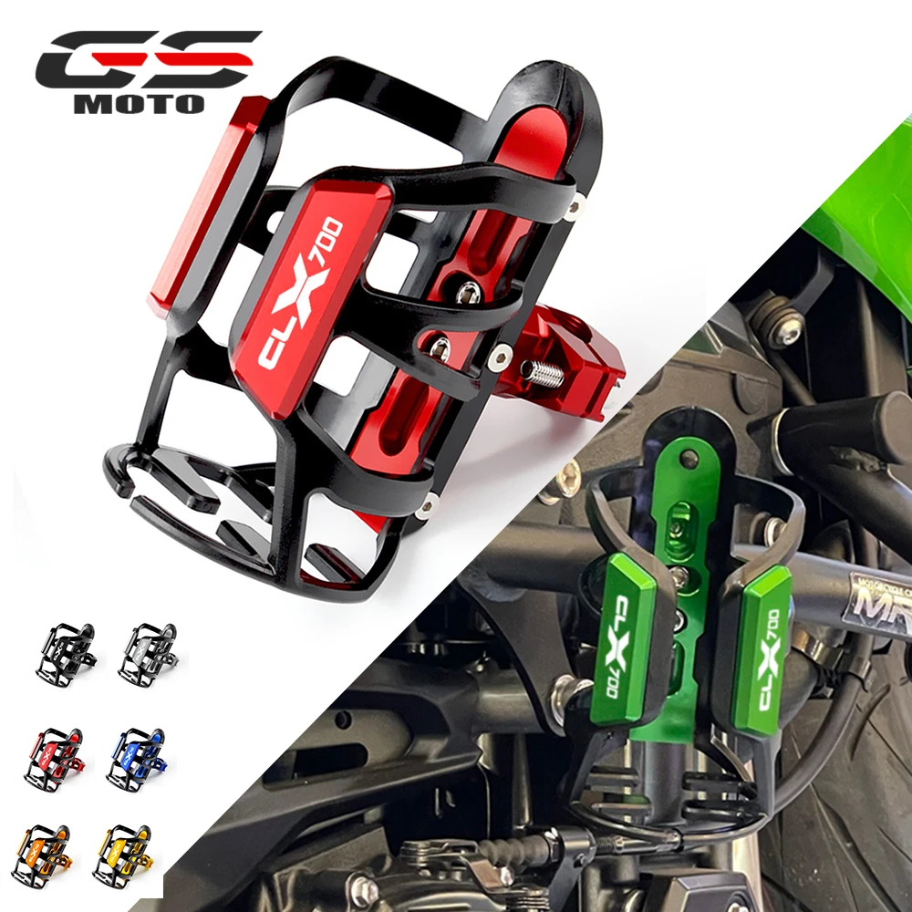 

Для Cfmoto CLX 700 CLX700 700CLX CNC алюминиевая мотоциклетная бутылка для воды держатель стакана для напитков Sdand аксессуары для мотоциклов красный