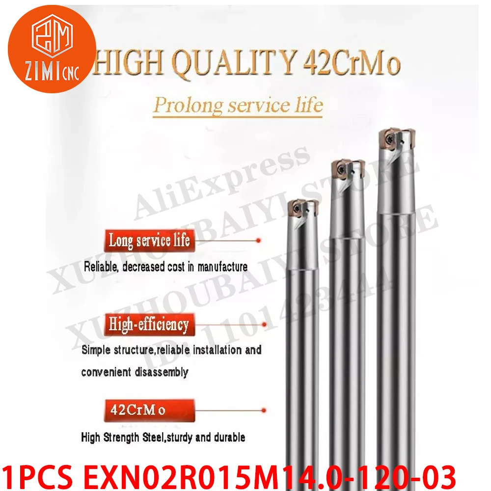 1 шт EXN02R015M14.0-120-03 Индексируемый расточный резец из вольфрамовой стали Держатель