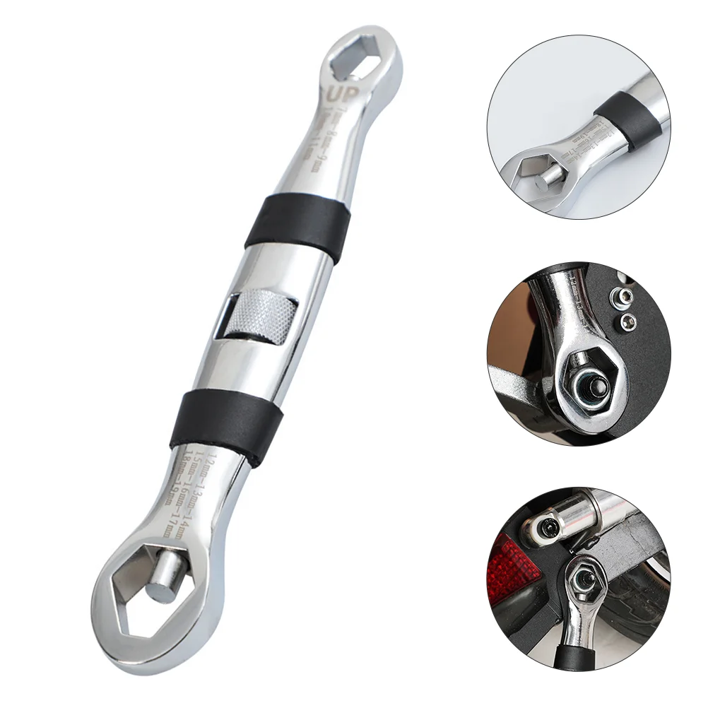

Multi-Purpose Wrench Adjustable Nut Dual Sided Self-Tightening High-carbon Steel Double End Spanner Universal Wrenches