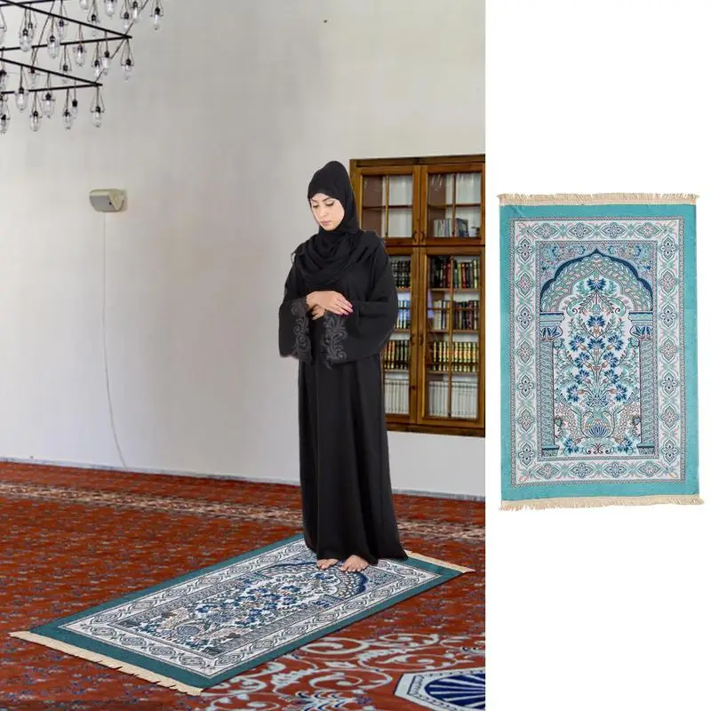 Мусульманский молитвенный коврик Ид Саджаджаха с вышивкой исламский