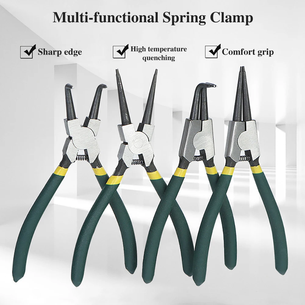 

7 дюймовые зажимные плоскогубцы для соединения топливных фильтров шлангов с пряжкой из углеродистой стали подходит для автомобильных инст...