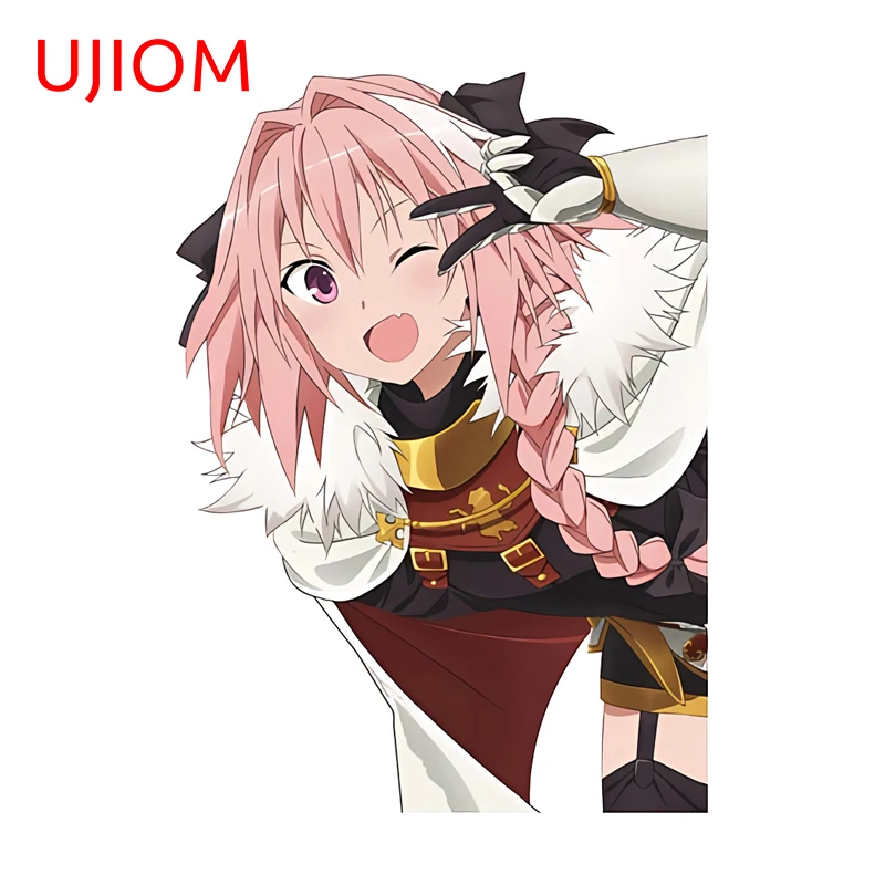 Фото Наклейки UJIOM Astolfo Anime Sticker Kawaii Femboy Fanart для ноутбуков, водонепроницаемые, устойчивые к царапинам, для украшения кухонных шкафов, DIY №4