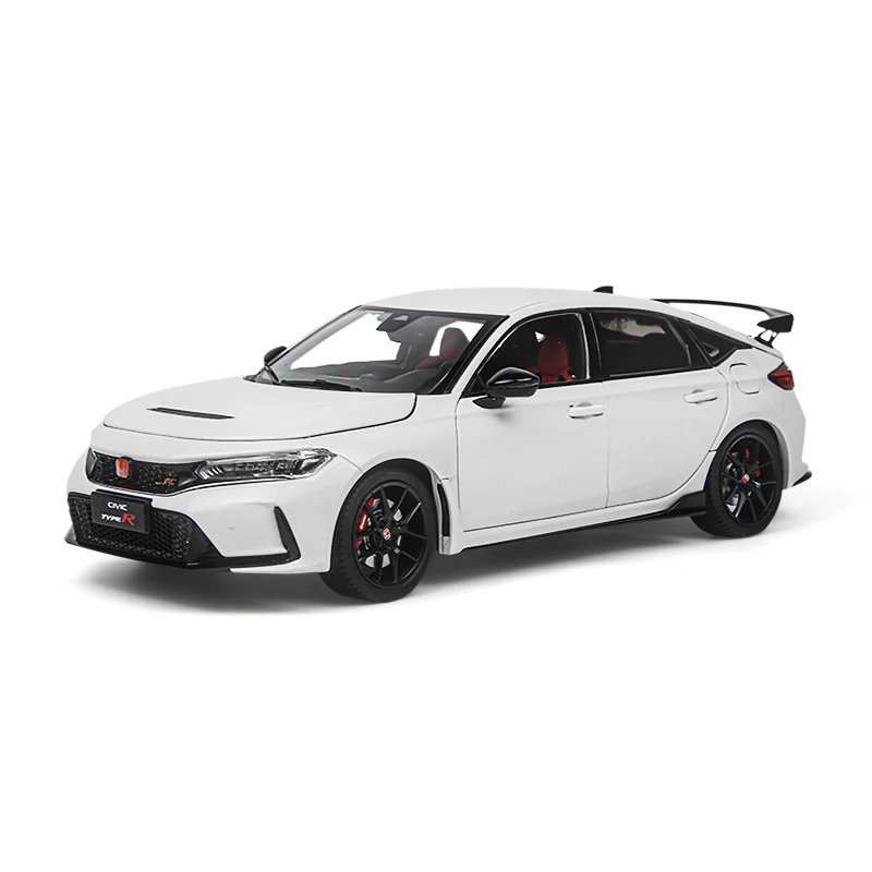 Литые автомобили 1:18 Honda Civic Тип R FL5 2023 гоночные модели автомобилей миниатюрные
