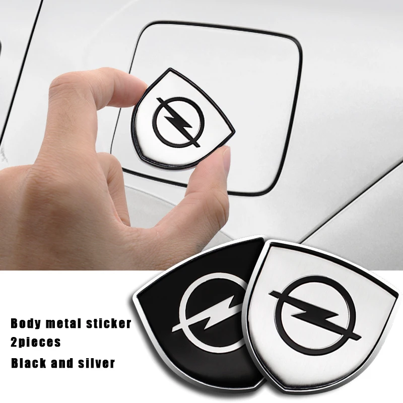 

3D Metal Car Decoration Stickers Badge Sticker for Opel Astra j h k f Corsa d Opc Vectra b Grandland x Adam Insignia Accessories