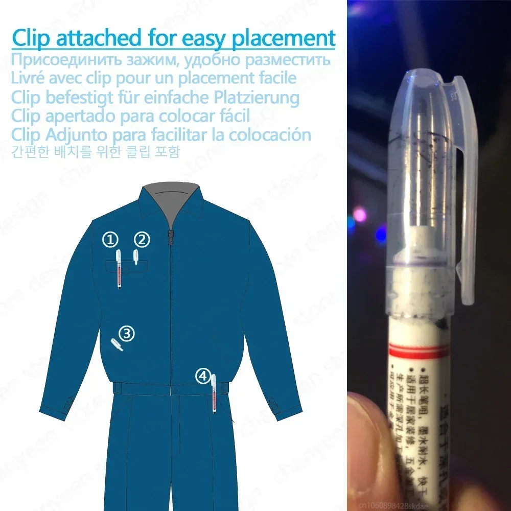 4/8/16/40/80 шт. водостойкие длинные маркеры 2 см