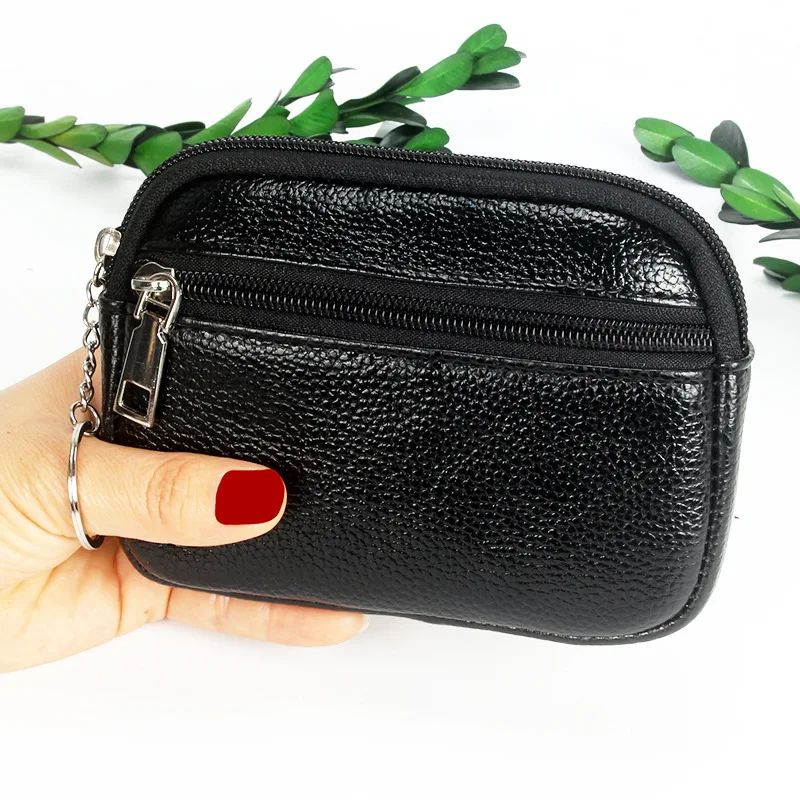 Fashion PU Leather Women Short Wallet Female Card Holder Mini Coin Purse Zipper Money Clip Small Ladies Clutch Bag