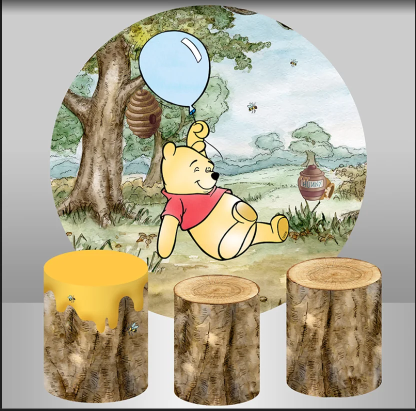 

Фон для вечерние графирования с изображением Винни-Пуха