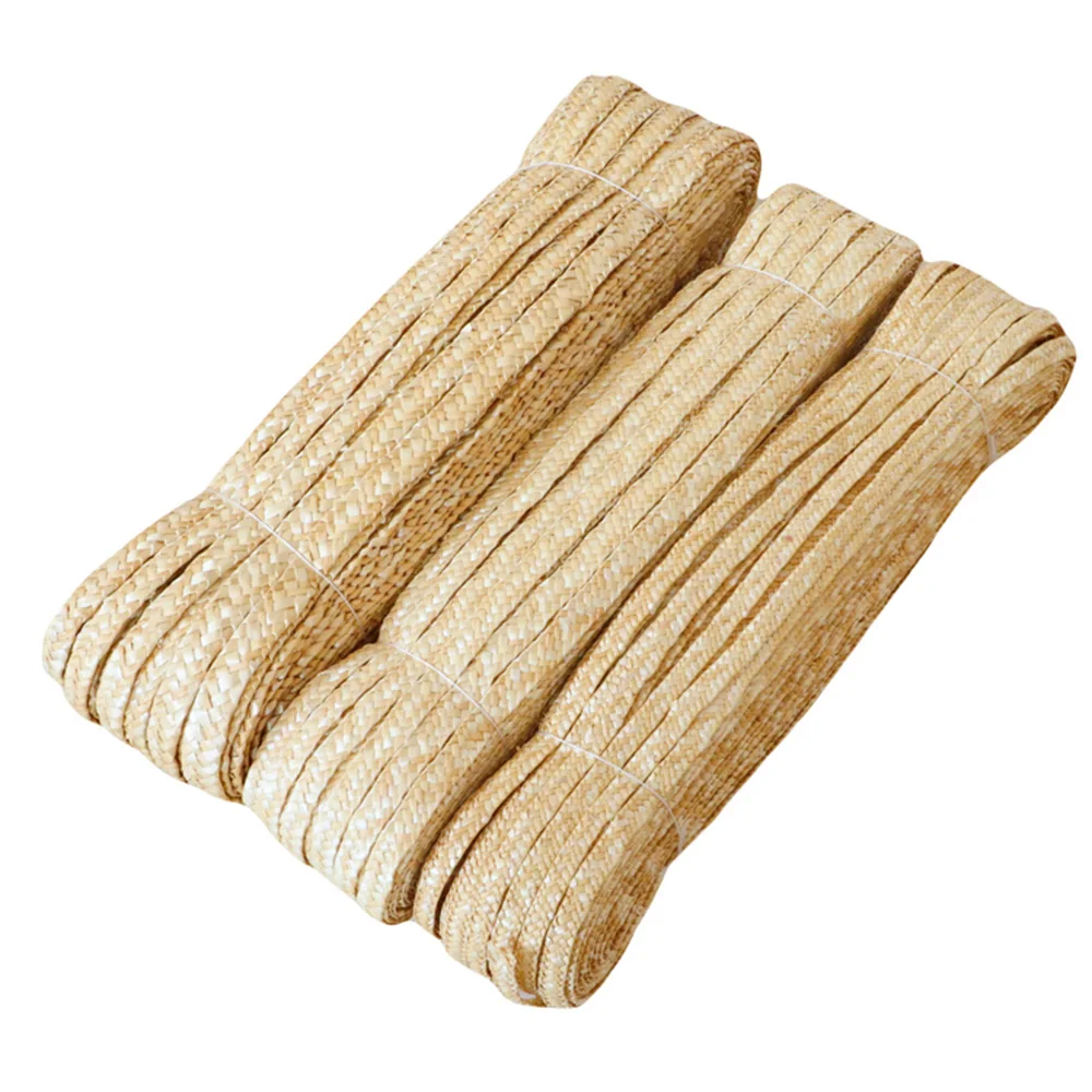 

6-12 Yards Wheat Straw Box Bag Straw Hat Material for Children's Toys DIY Handmade Miniature Doll House Decoration Accessories