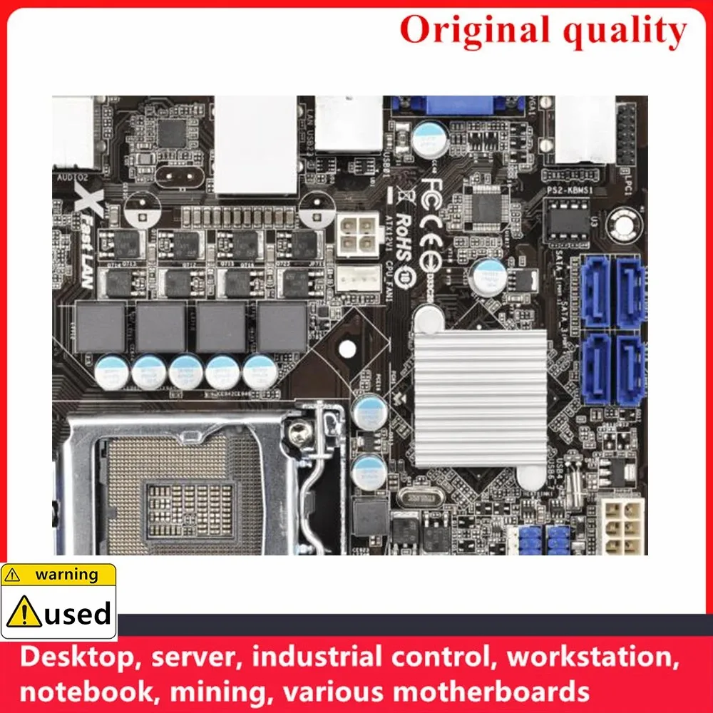 Используется для материнских плат ASROCK H61M-VG3 LGA 1155 DDR3 16 ГБ M-ATX для десктопной платы Intel H61 SATA II USB2.0