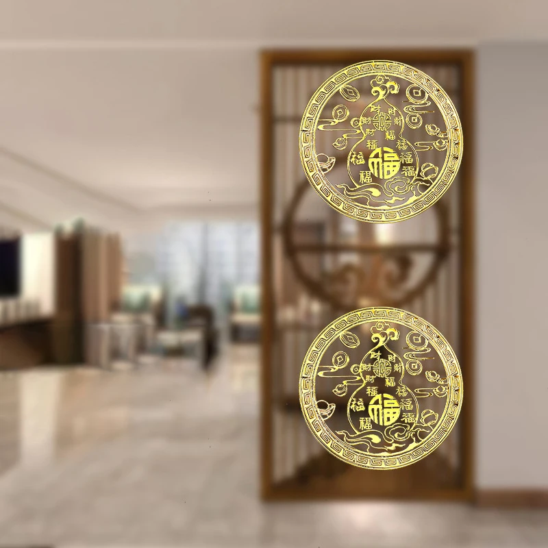 Металлическая Тыква от двери до наклейки счастливое богатство дом фэн-шуй