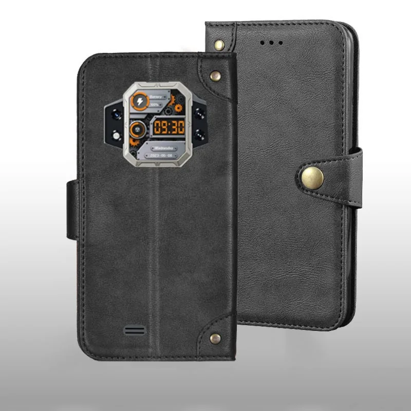 Для Cubot Kingkong X Pro чехол с металлической пряжкой в стиле ретро кожаный на заднюю