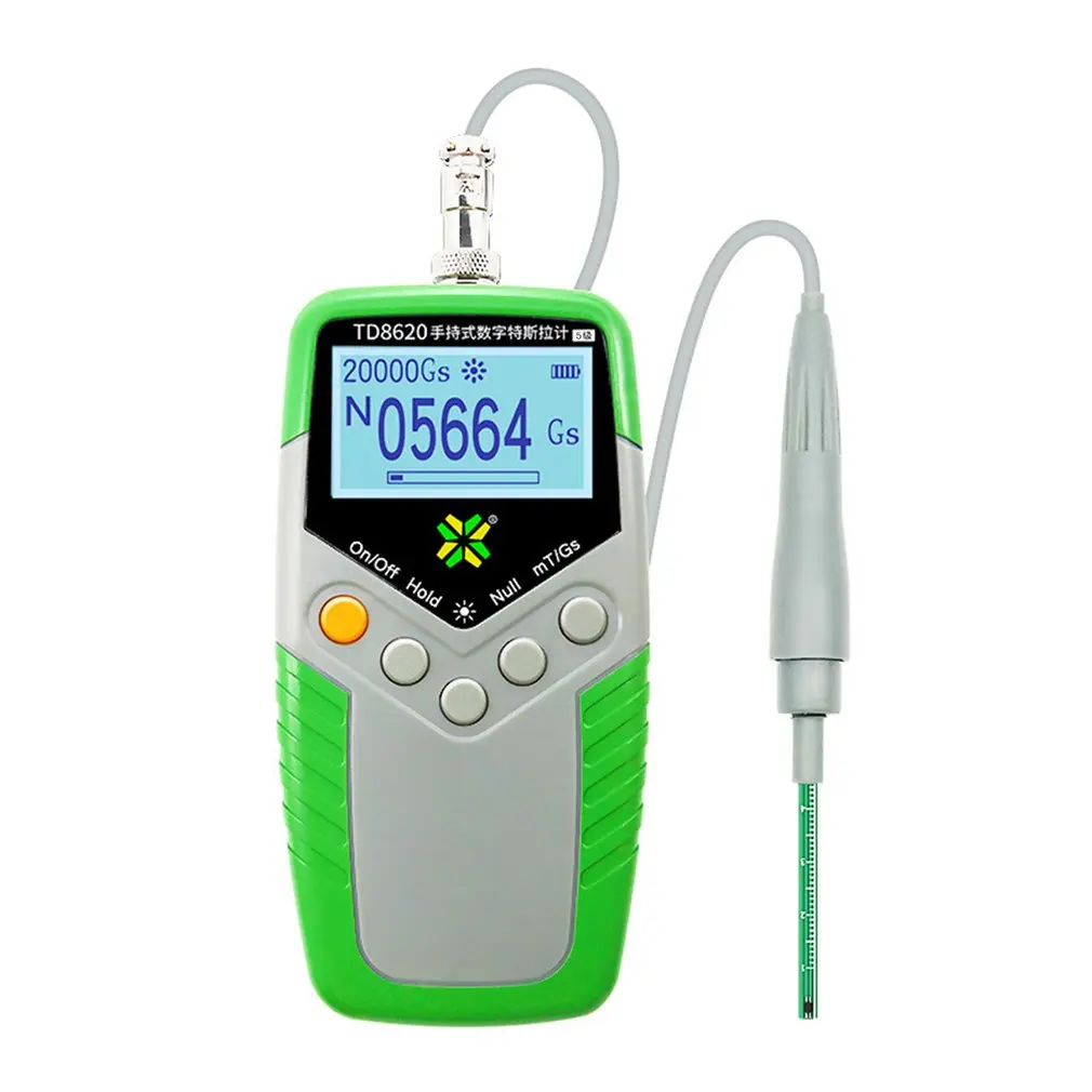 

Новинка TD8620 Измеритель Гаусса с постоянным магнитом портативный цифровой измеритель магнитного флюса измеритель поверхности магнитного поля тестирование 5% точный