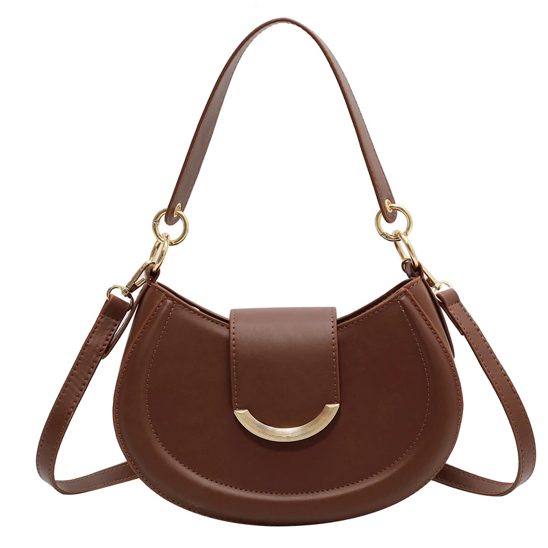 High-Grade Design Small Bag Women 2023 Autumn and Winter New Fashionable All-Match Shoulder Messenger Portable Sadd...