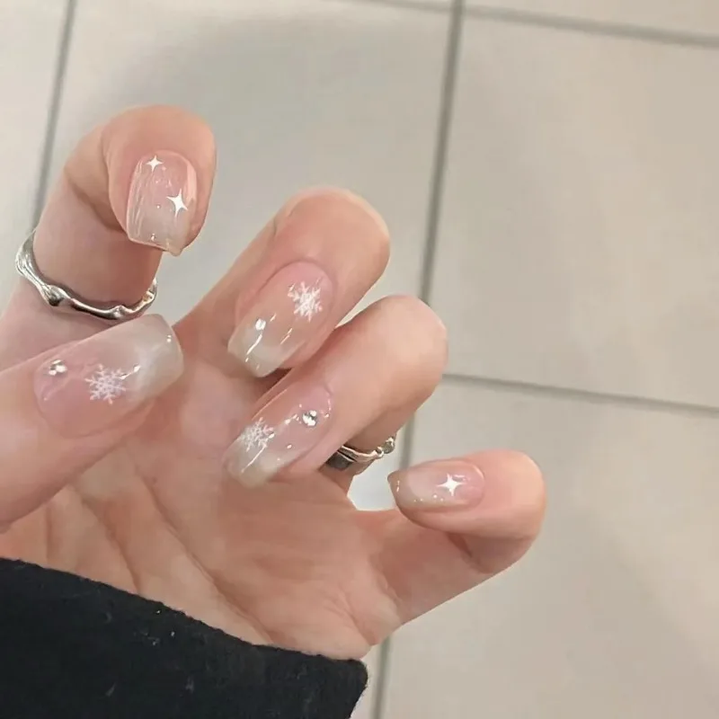 10 шт./набор накладные ногти с полным покрытием