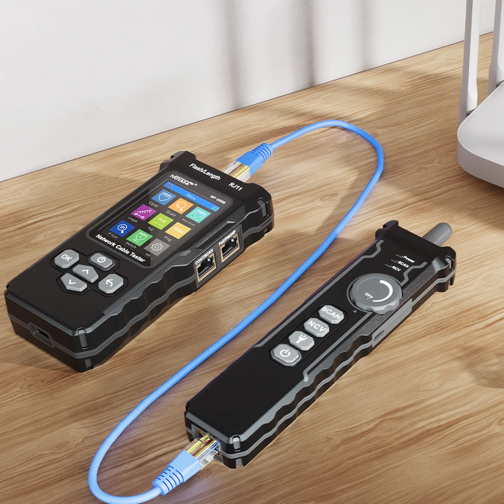 Разумный Многофункциональный тестер кабеля NOYAFA поддержка Ethernet IP Scan Ping Poe