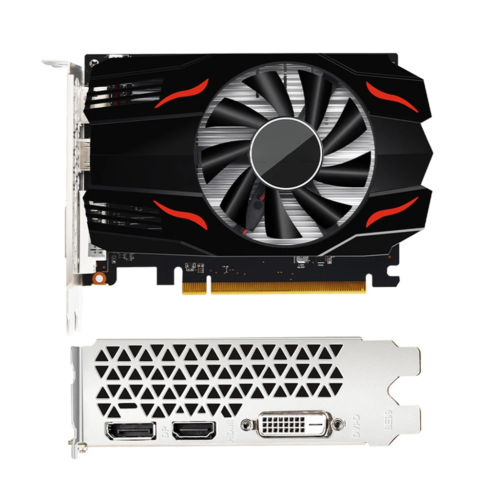 

Видеокарта RX550 DDR5, 4 Гб, с охлаждающим вентилятором