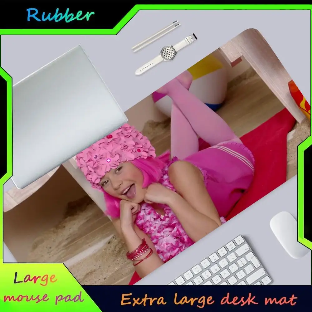 LazyTown MINISO Mouse Pad Hot Large Game Mause Pads XL Lock Edge Size for Gamee Give gifts daughter boy brother friend World of