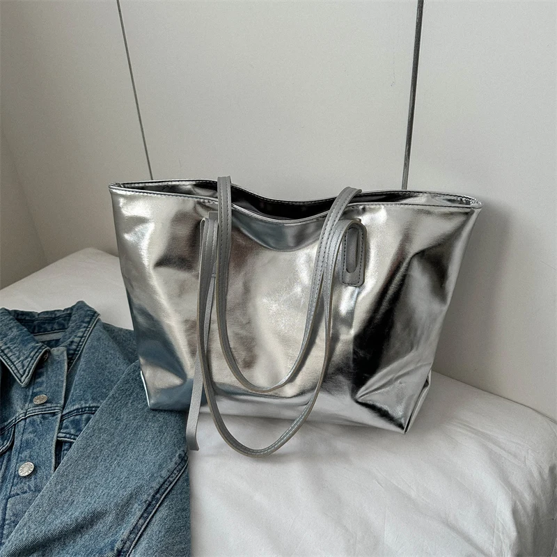 

Дамские сумочки из искусственной кожи, модная вместительная дизайнерская сумка на ремне в стиле ретро, шоппер с двумя ремешками