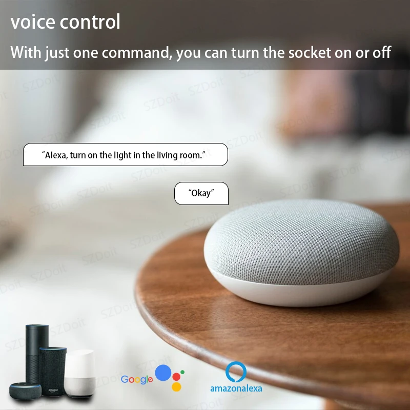 Умная розетка с Wi-Fi и таймером 16 А