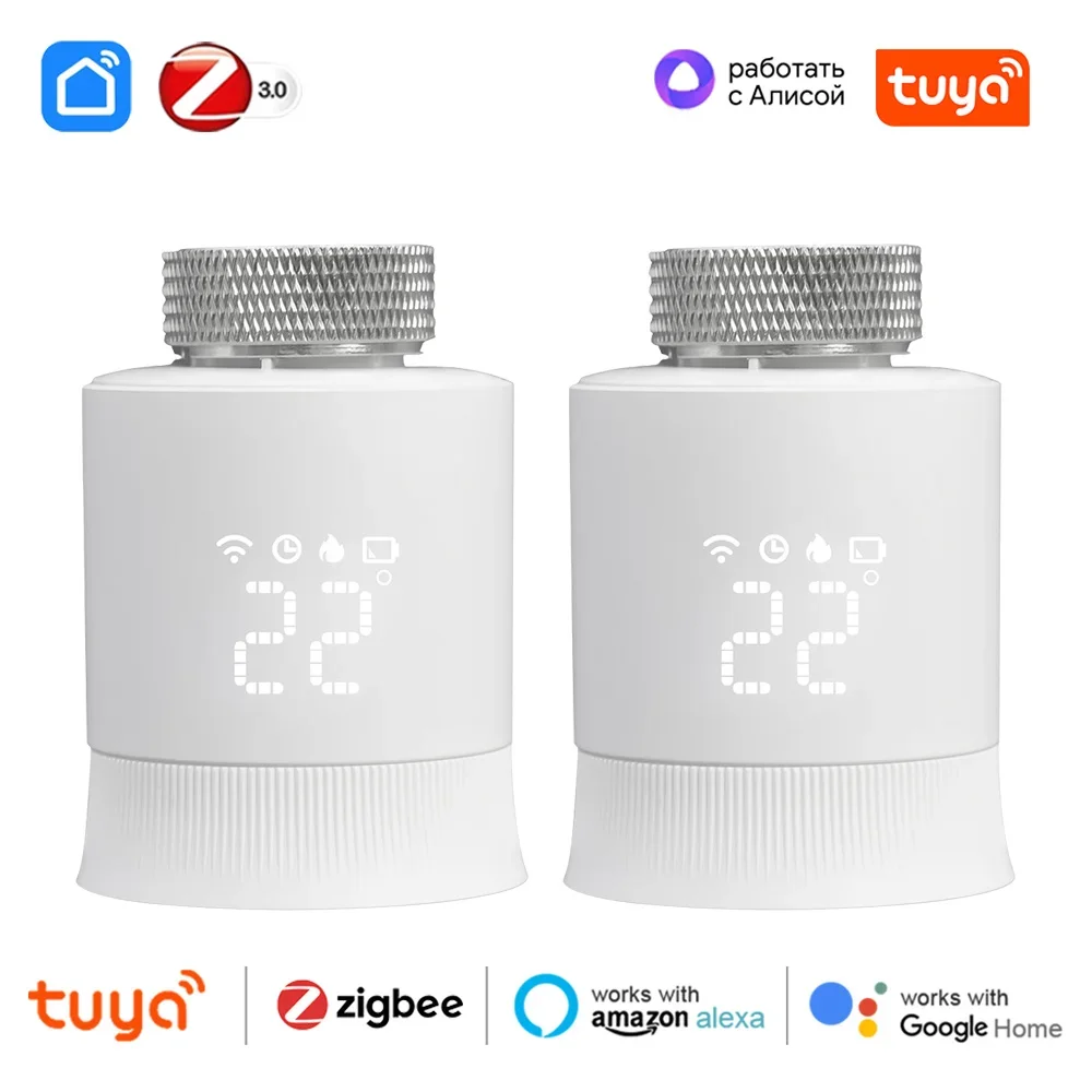 

Программируемый термостат Tuya ZigBee3.0 для радиатора