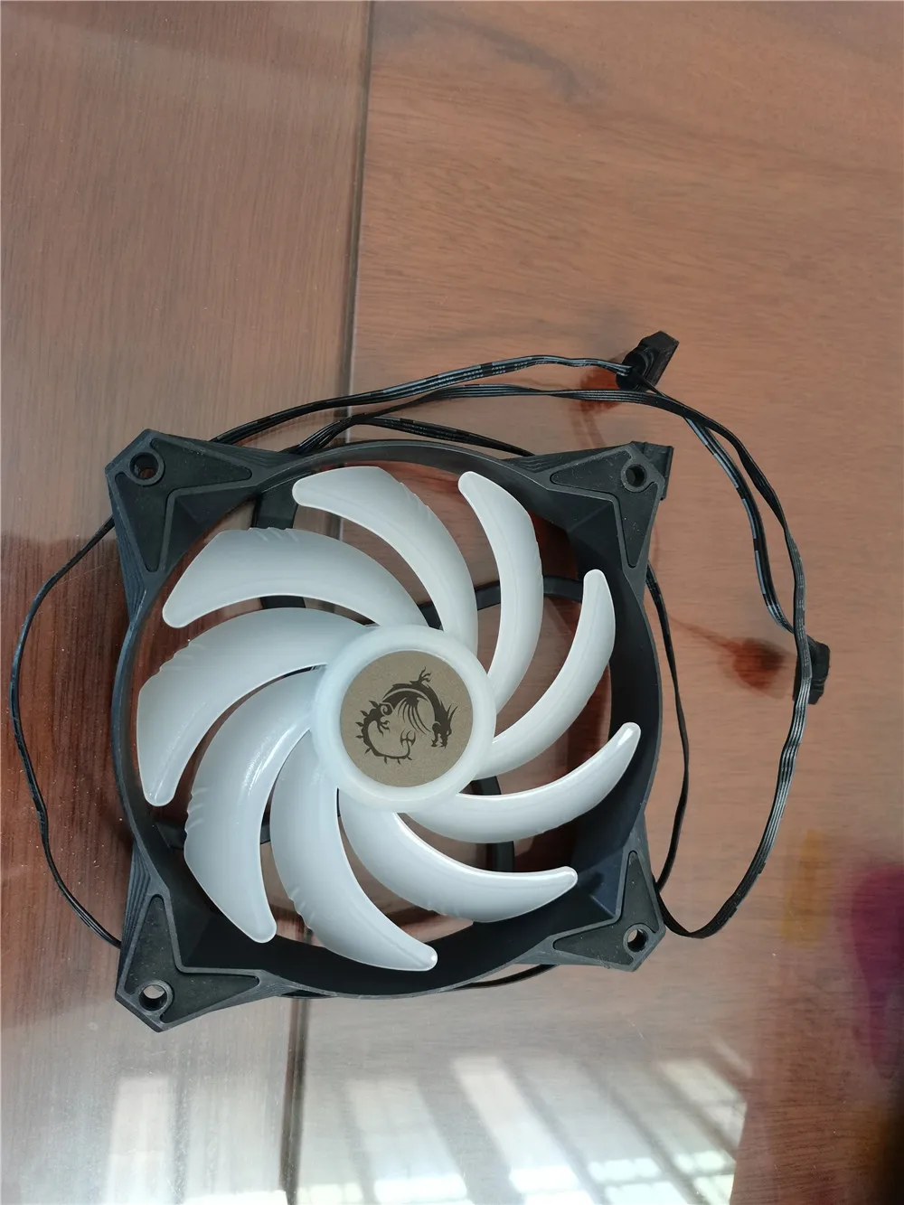 Escala Pwm do fã Pwm do Rgb Apa1225m12 de 15002500 Rpm para Msi Mag Coreliquid 240r 360r Que Sussurra o fã de Água Integrado da Cpu da Geada do Ruído