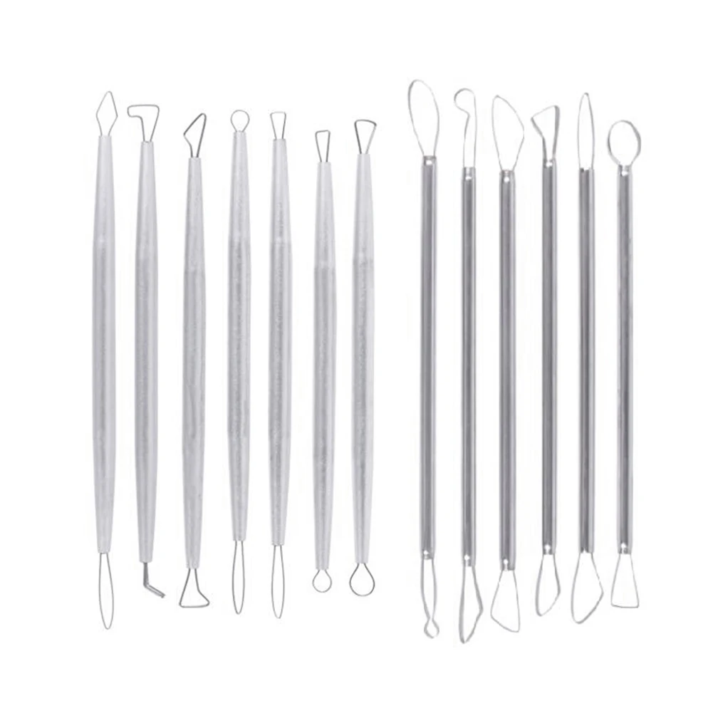 

Polymer Clay Tools Pottery Ceramic Sculpting Tools Carving Ribbon Wire End Loop Clay Tools Set