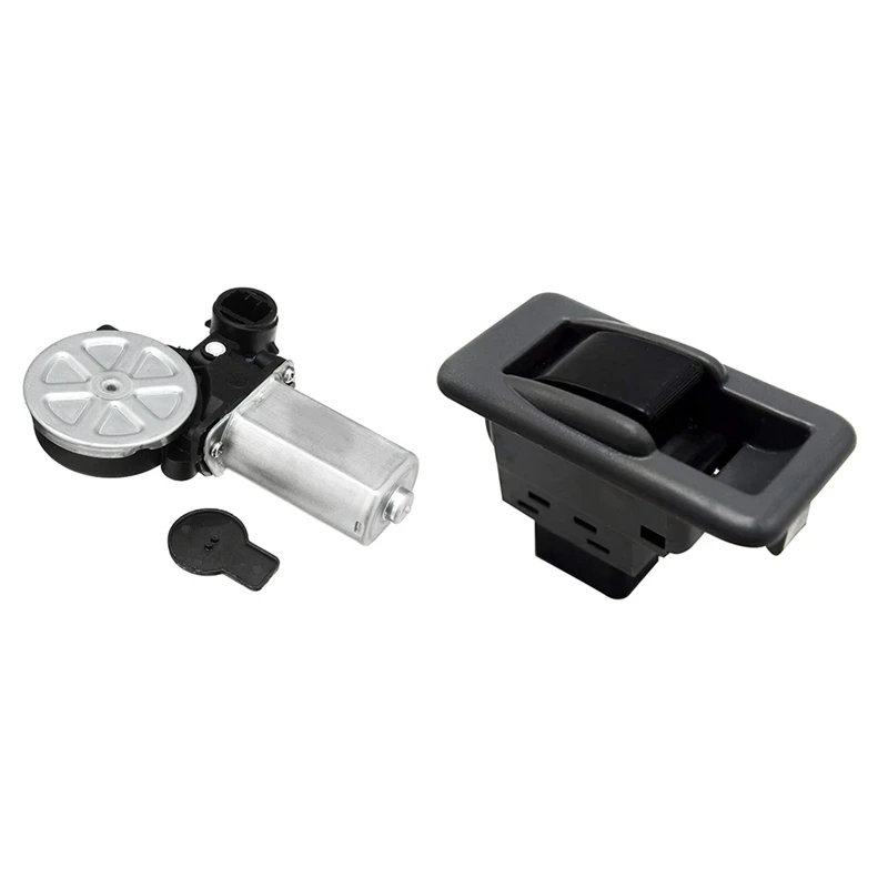

1 Pcs Front Right Passenger Power Window Motor & 1 Pcs Car Glass Lifter Switch Power Window Control Switch