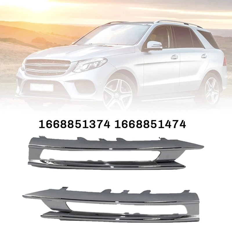 

Для Mercedes-Benz M-Class W166 2012-2015 передний бампер, противотуманная фара, накладка дневных ходовых огней 1668851374 1668851474