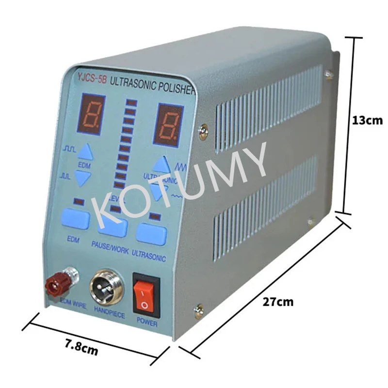 1 шт. YJCS-5B профессиональная ультразвуковая полировальная машина для полировки