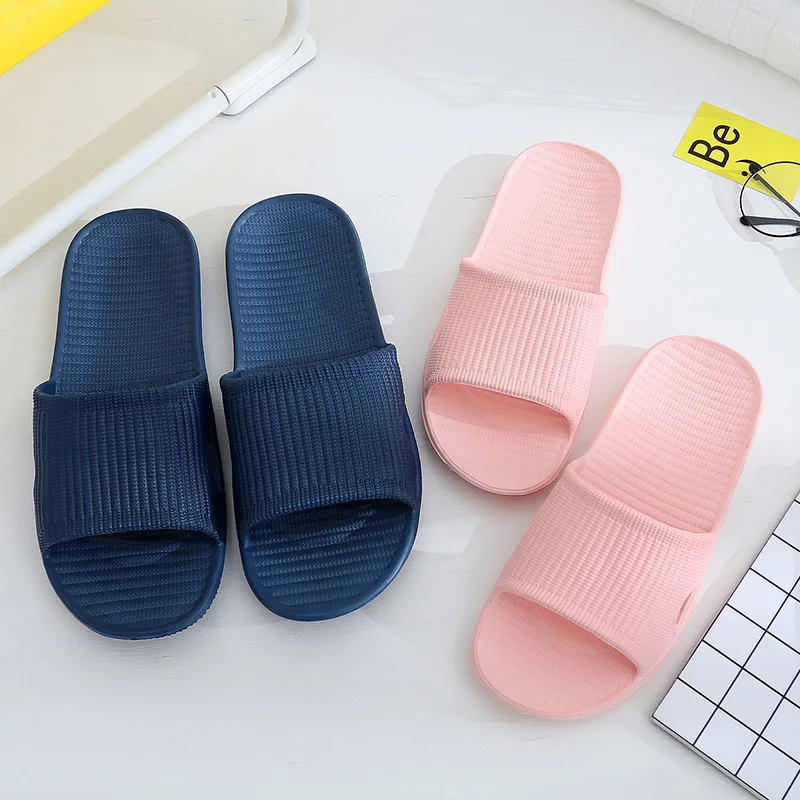 

Summer Men Slippers House Indoor Hotel Bathroom Slippers Cute Eva Foam Shoes Blue Soft Boys Slides Wholesale Unisex Couple Shoes