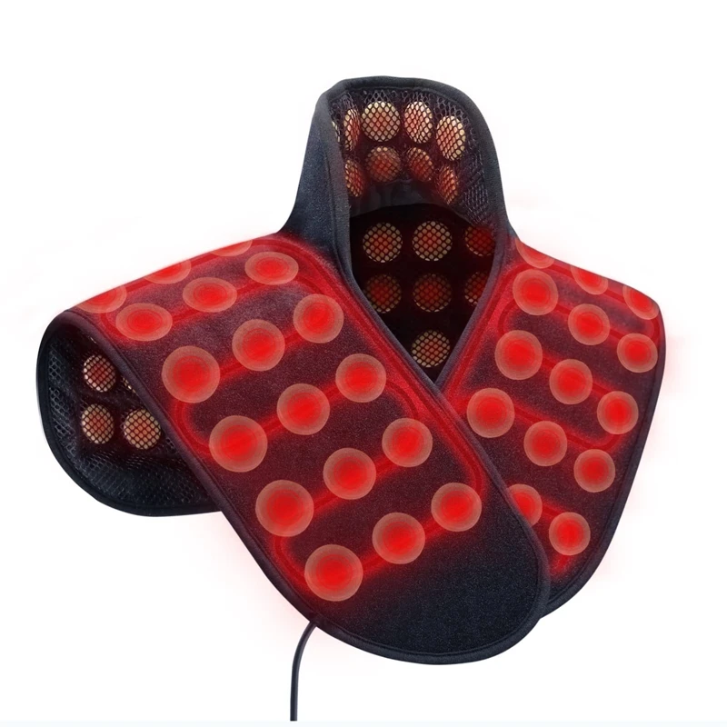 

Natural Jade Tourmaline Infrared Heating Pad for Neck and Shoulder Pain Relief