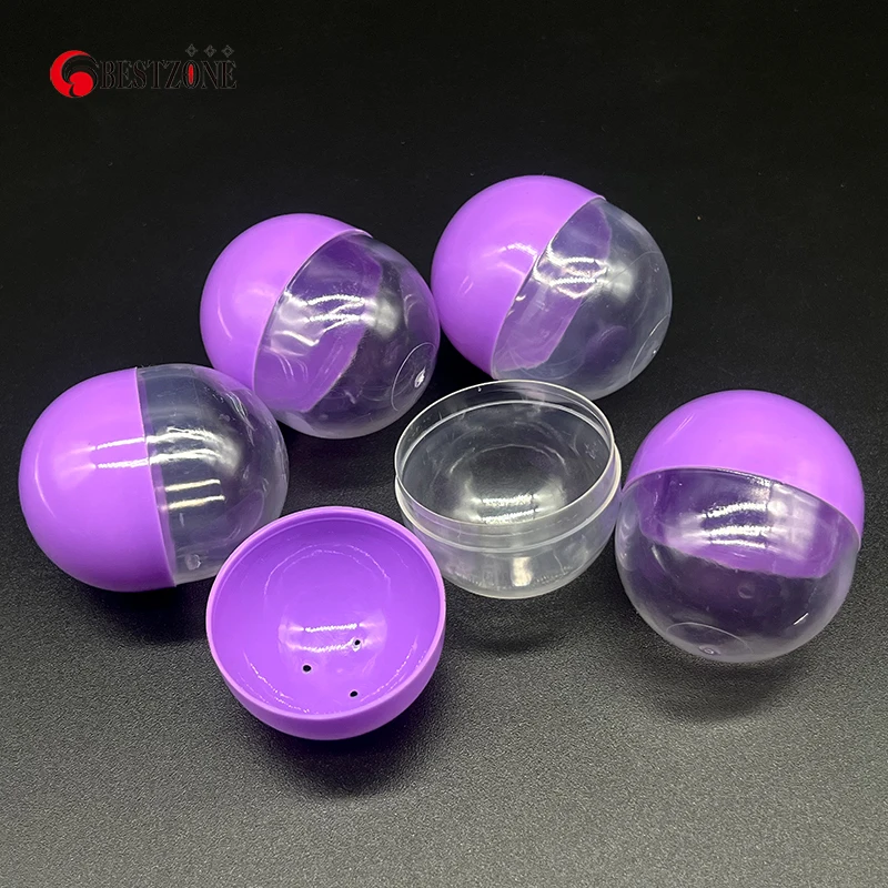 Пластиковые пустые игрушечные капсулы PP + PS 50 шт. диаметр 47x56 мм 1 85*2 2 дюйма