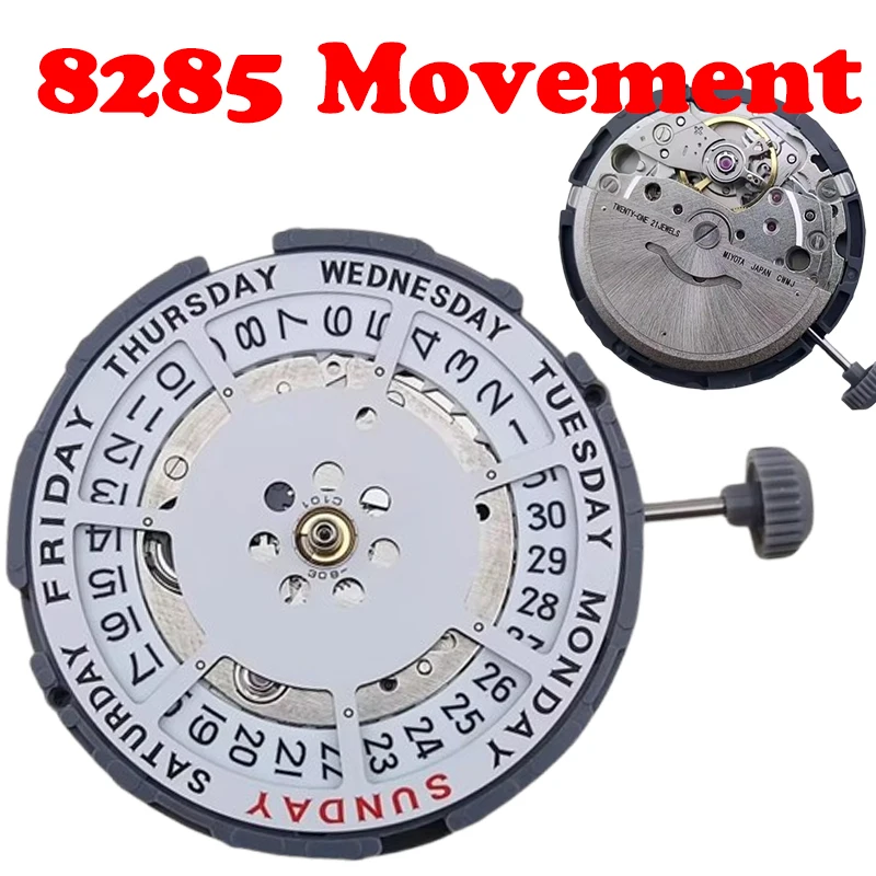 Miyota 8285 автоматический механический механизм с двойным календарем высокая