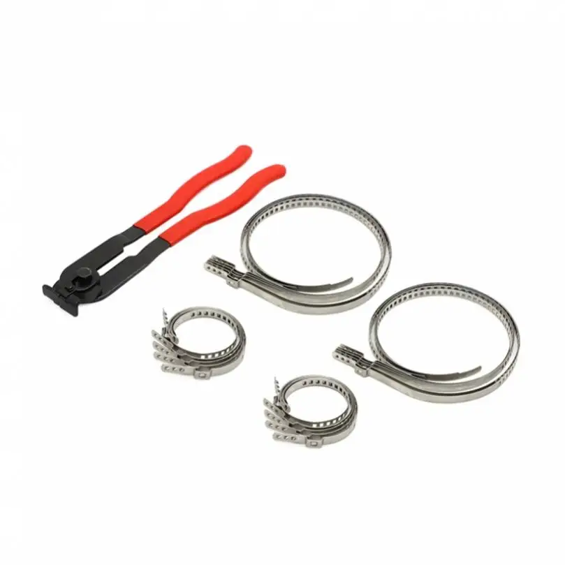 

Heavy Duty Antiskid CV Boot Clamp Pliers Joint Tool with 20 Crimp Bands CV Joint Axle Boot Clamp Pliers for Car