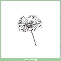 little flowers plants clear stamps for diy scrapbooking card rubber stamps making photo album crafts template decoration