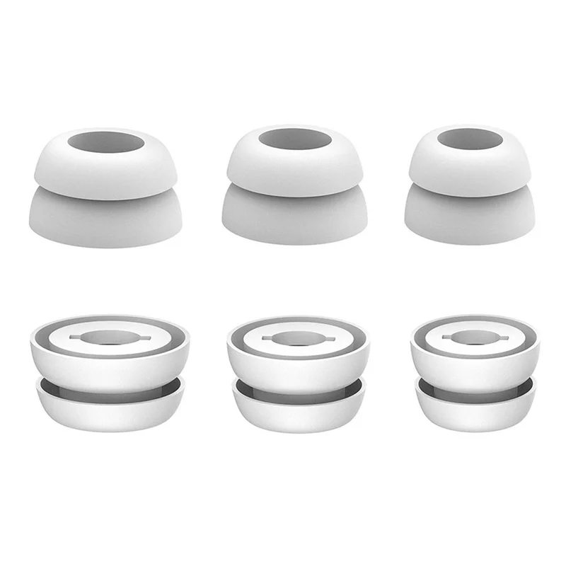 

3 Pair Silicone Earbuds Anti- Anti-Lost Comfortable Ear Caps for Galaxy Buds Pro Headphones (White)