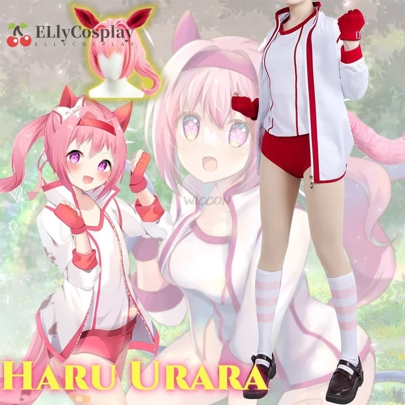 Хару Уррара Аниме Игра Umamusume: Pretty Derby Косплей Костюм Одежда Парик Униформа Финал