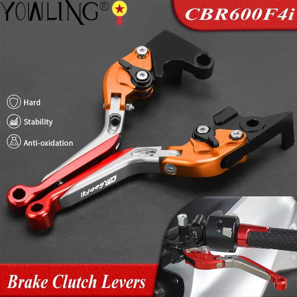 

Motorcycle Adjustable Extendable Brake Clutch Levers For Honda CBR600F4i CBR600 CBR 600 F4i 2001 2002 2003 2004 2005 2006 2007