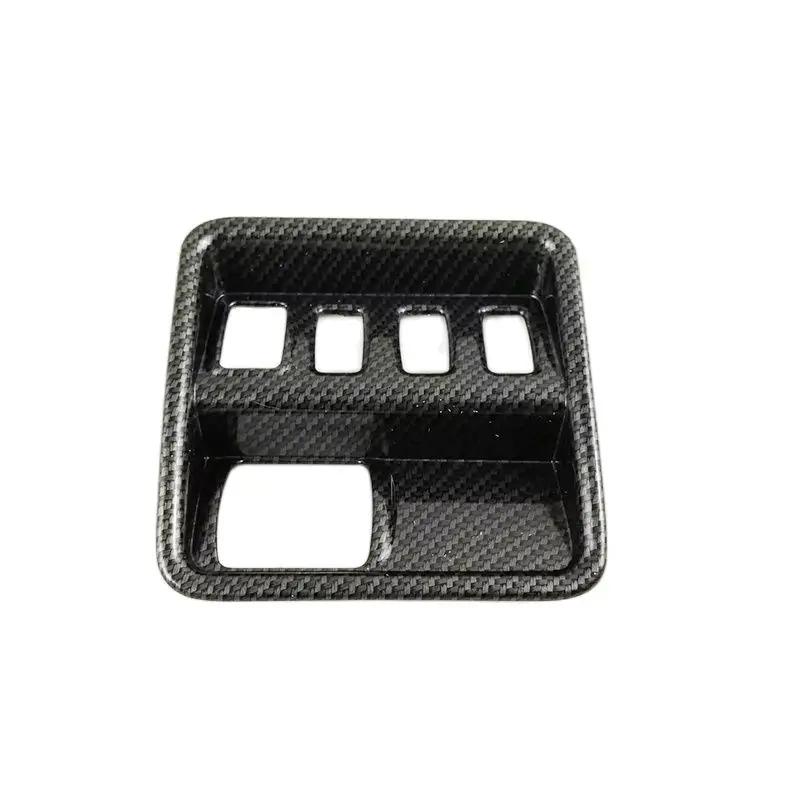 

Для Renault Koleos 2017, 2018, стильная отделка из АБС-пластика и углеродного волокна, левая фотография, декоративная Обложка, отделка, Аксессуары для с...