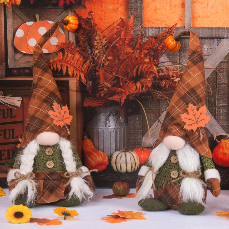 Harvest Festival Faceless Doll Ornaments Home Decoration Living Room Study Children's Room Baby Record Photography Props Decor
